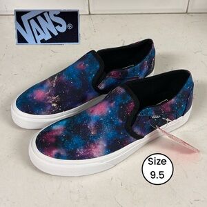 Vans Women’s Asher Galaxy New Size 9.5 Slip-On